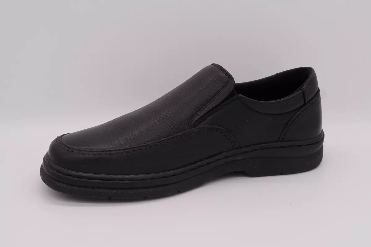 Zapato caballero con gomas laterales impermeable 75 negro notton